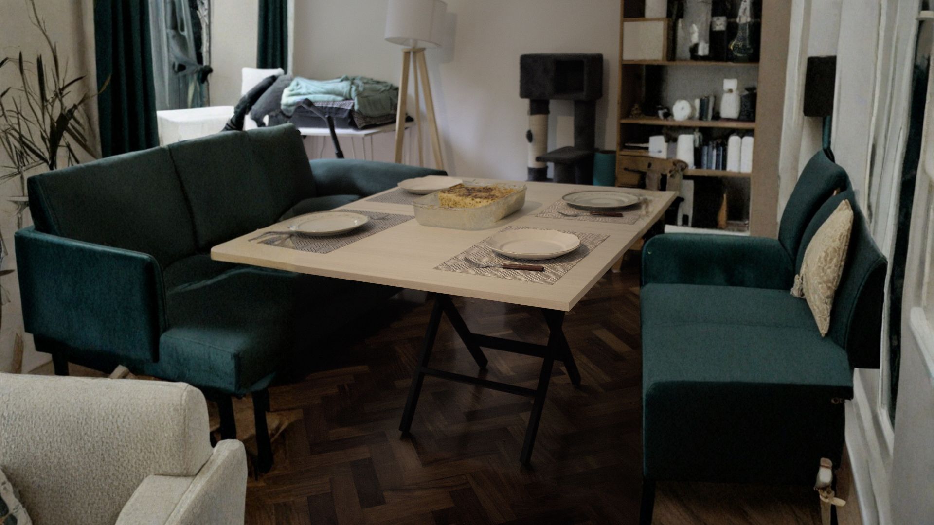 Mesa Plegable y Extensible Aplicada